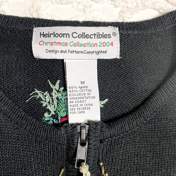 Heirloom Collectibles Christmas cardigan sweater - size M - Picture 10 of 10